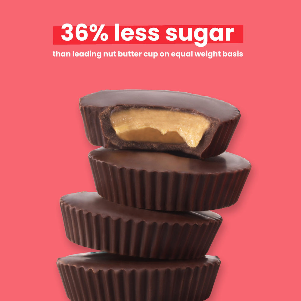 UNREAL organic peanuts peanut butter center highlights creamy filling