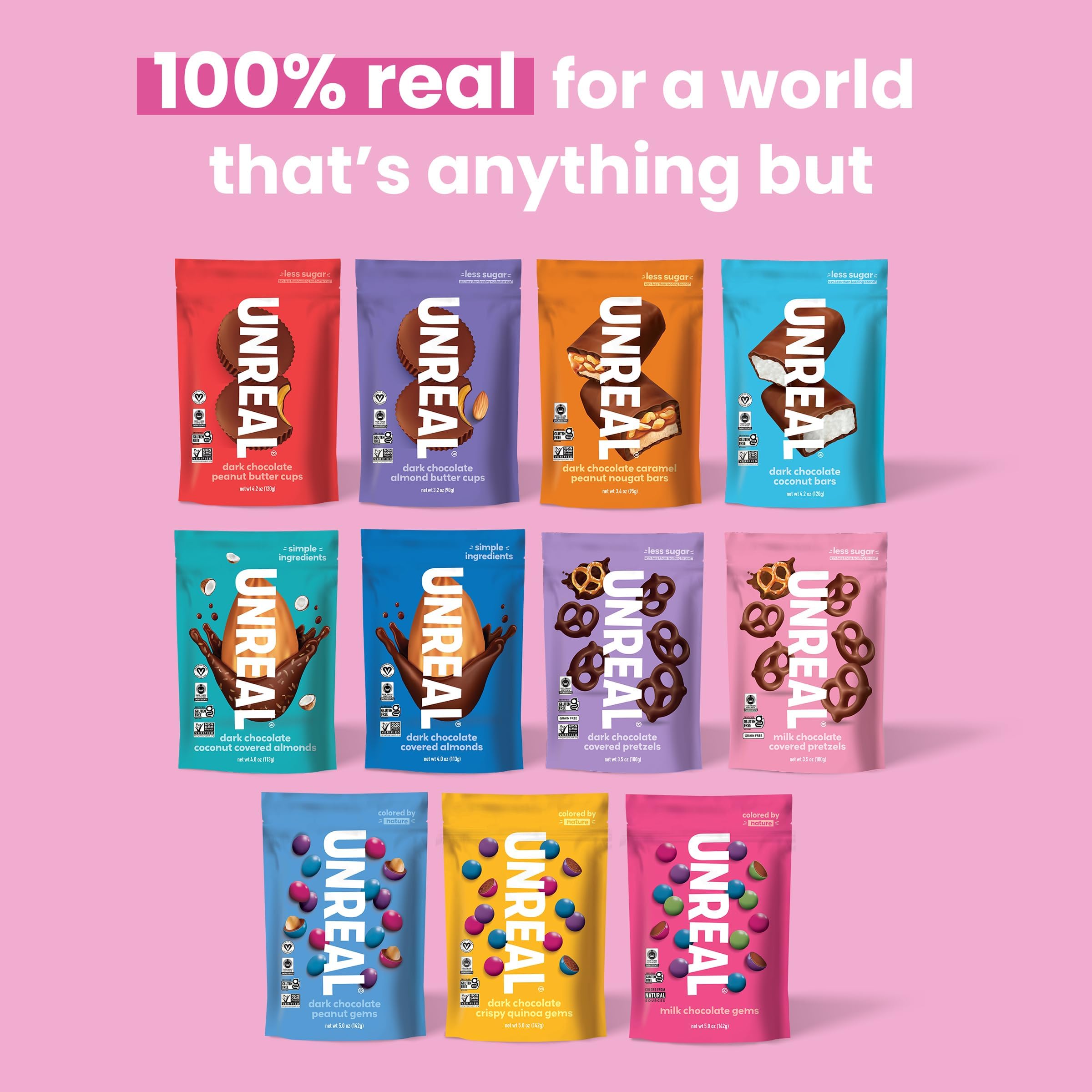 UNREAL Gift-ready Pretzels Milk Chocolate package ideal for gifting or parties