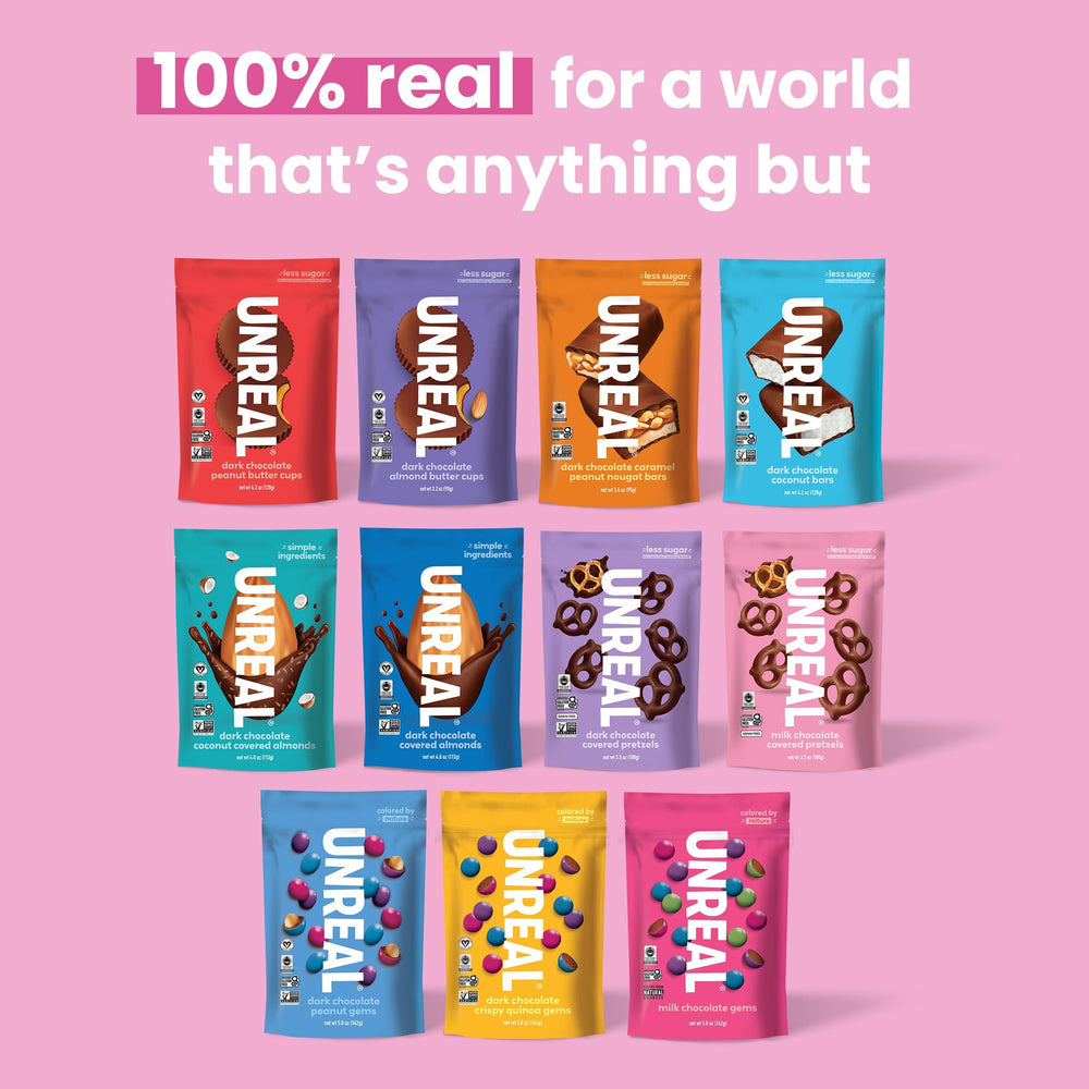 UNREAL Gift-ready Pretzels Milk Chocolate package ideal for gifting or parties