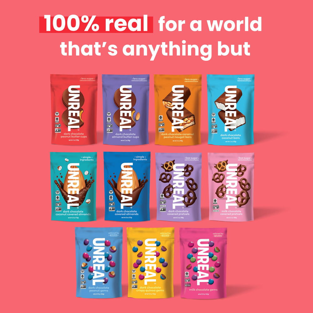 UNREAL sustainable palm oil and fair-trade ingredients support responsible sourcing