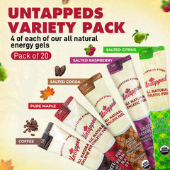 Untapped pure maple gel with clean energy for long sessions.
