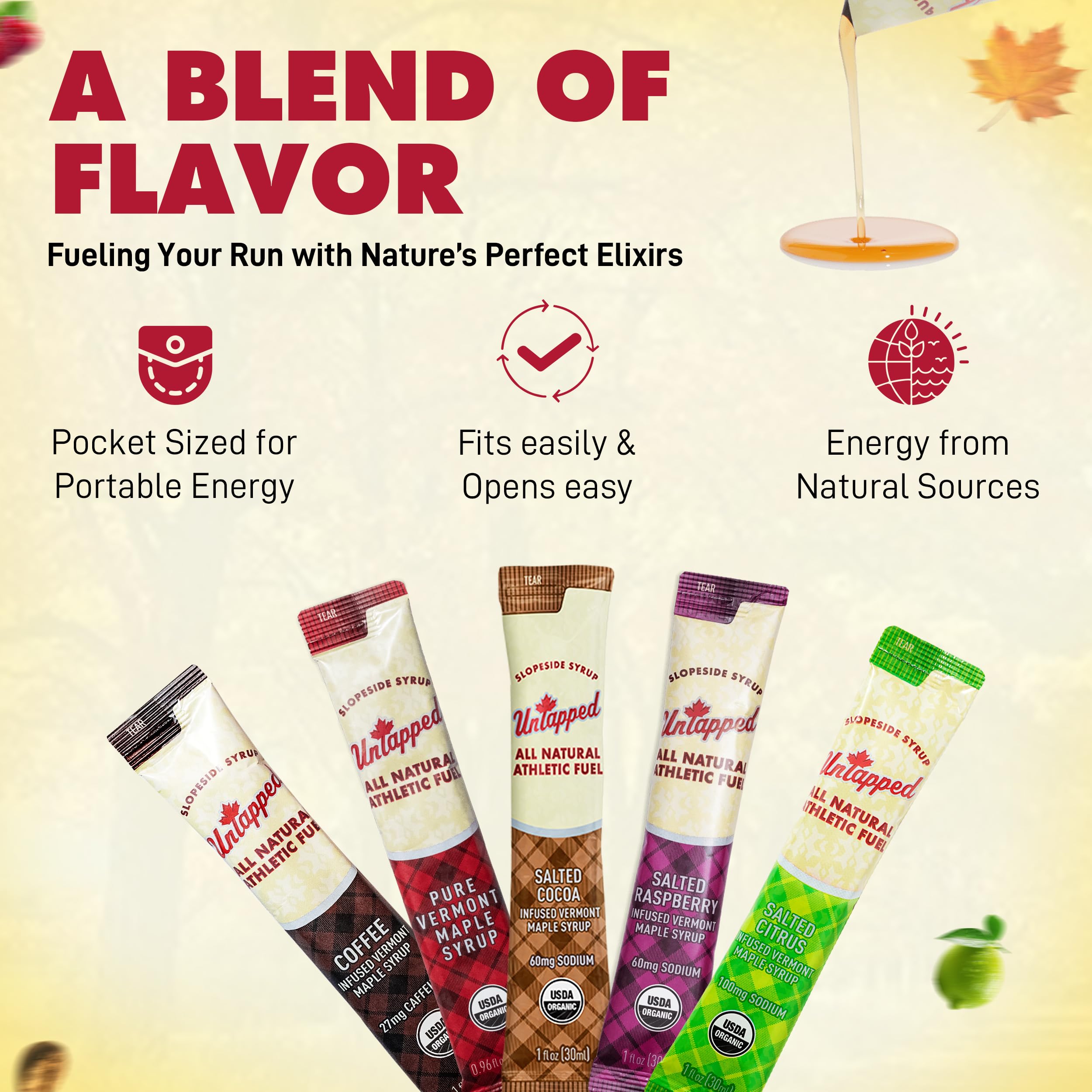 Untapped salted cocoa gel with electrolytes to support hydration.