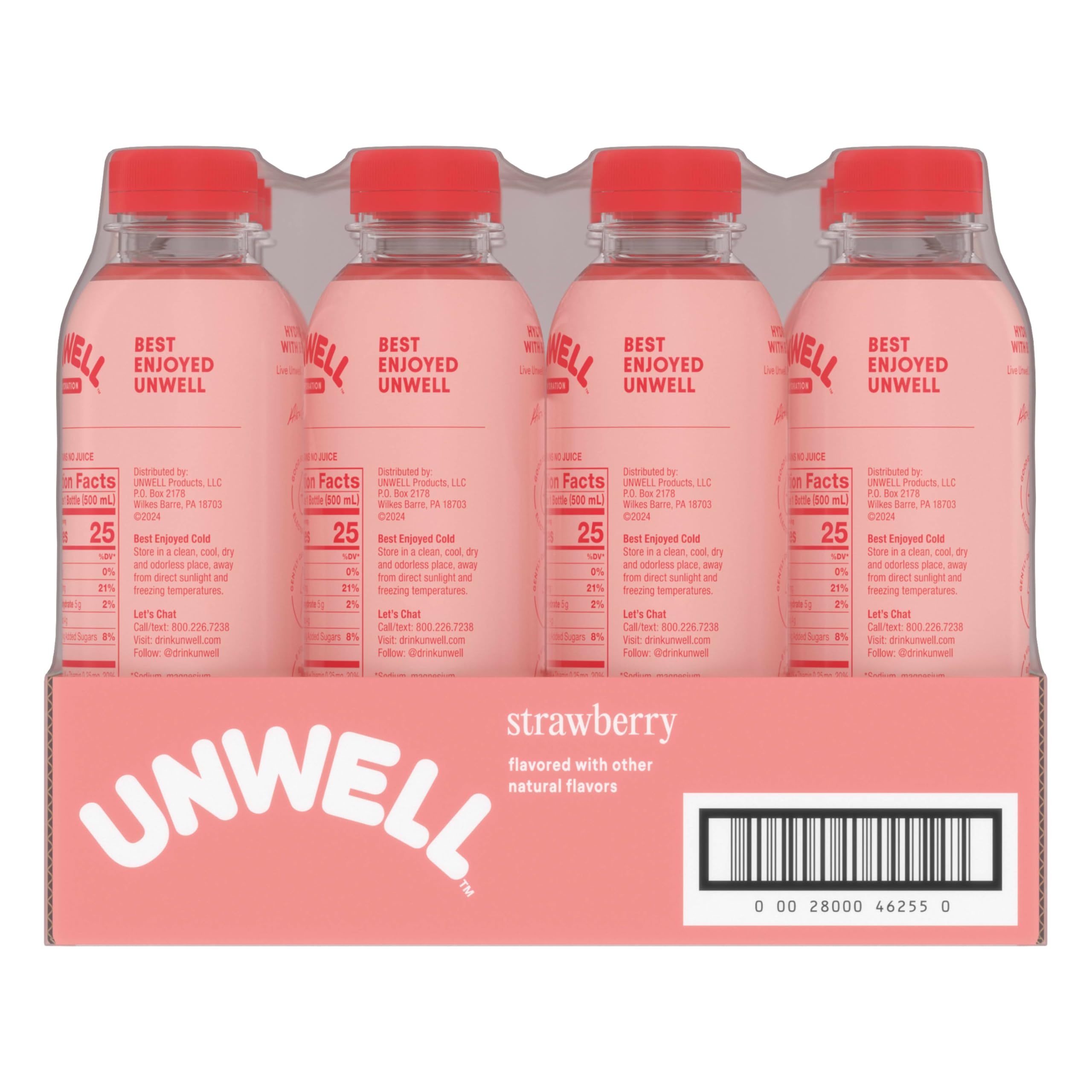 Unwell Hydration 12-pack collection ready for sharing or stocking up.