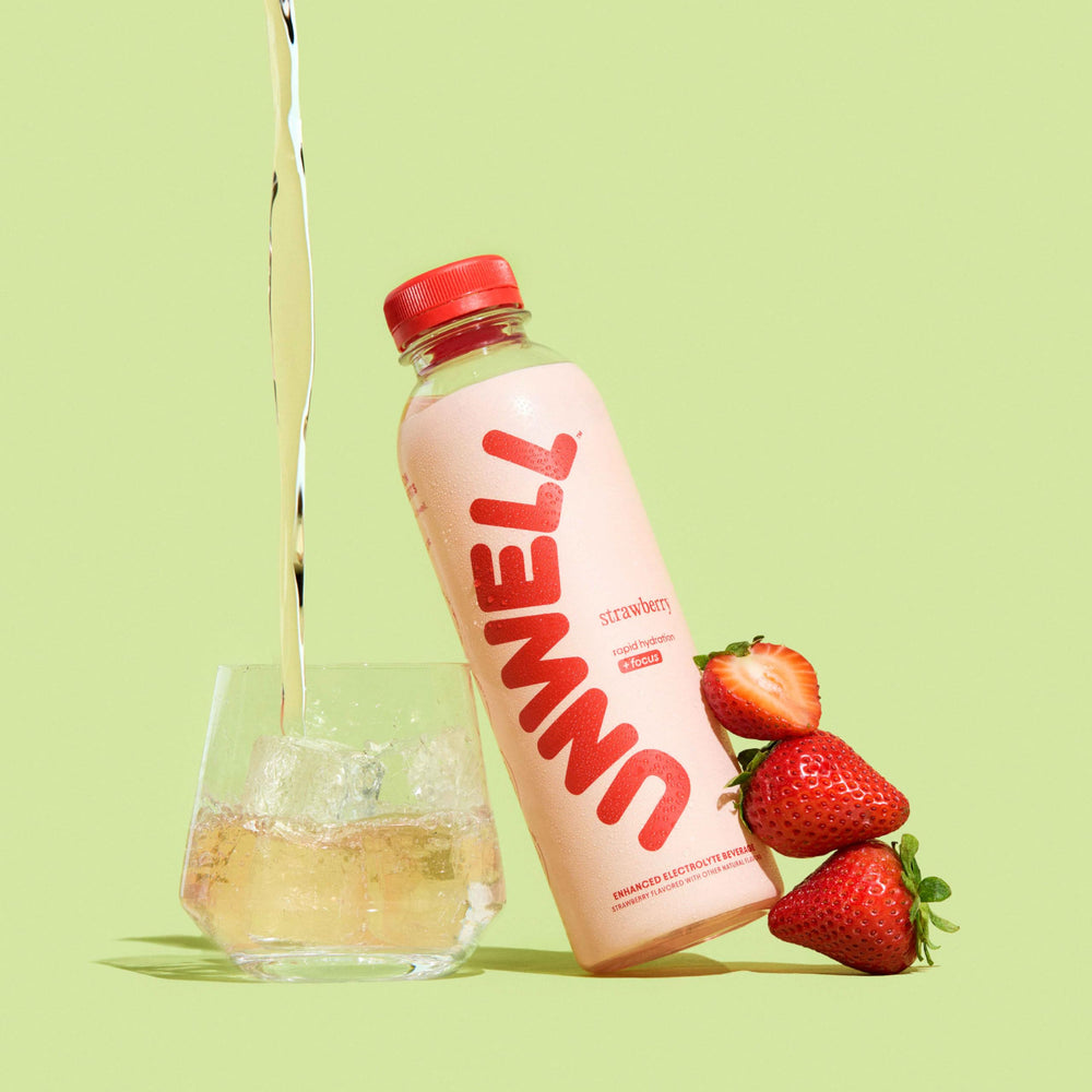 Unwell Hydration B-complex vitamins image emphasizes daily energy support.