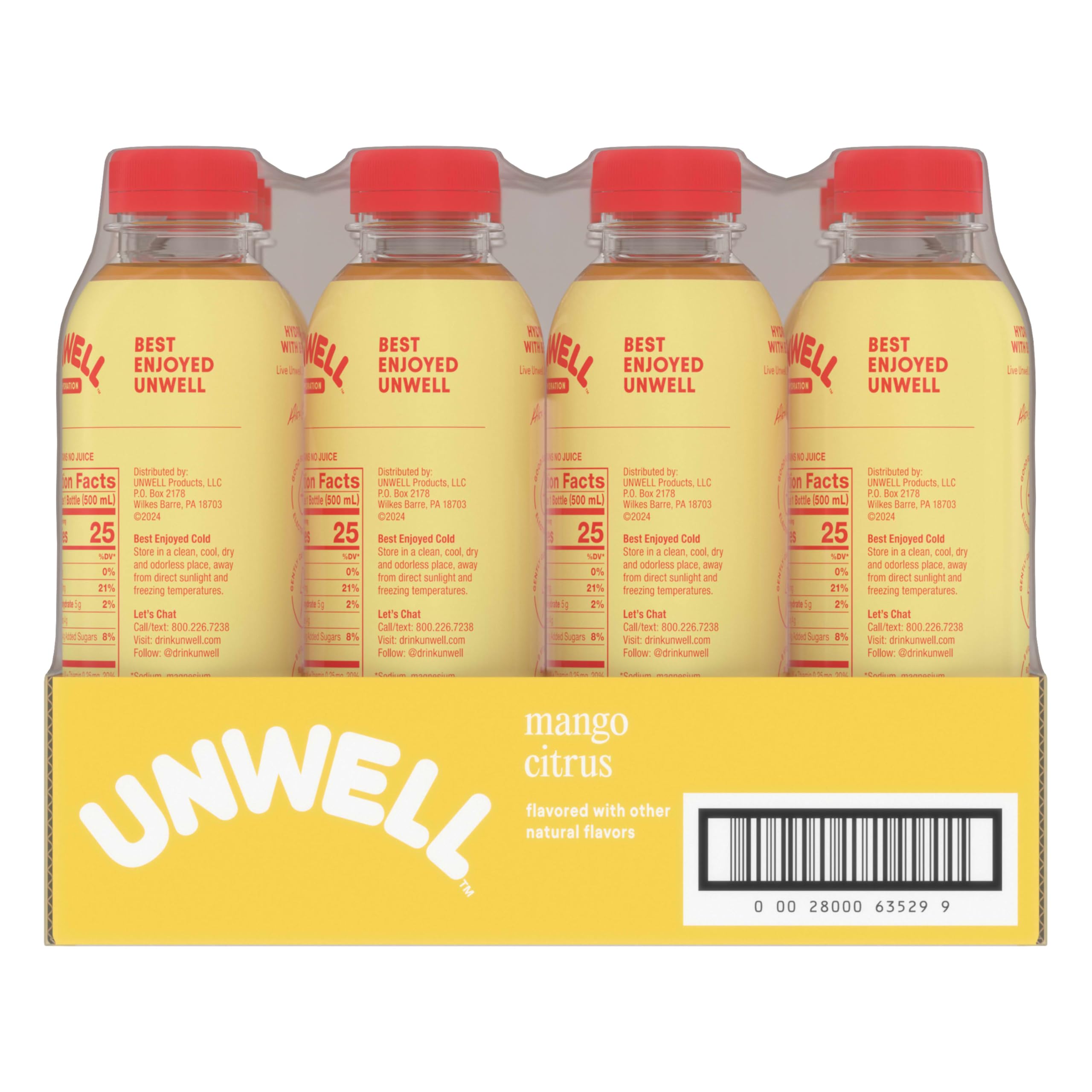 Unwell Hydration focus on the go for alertness without jitters