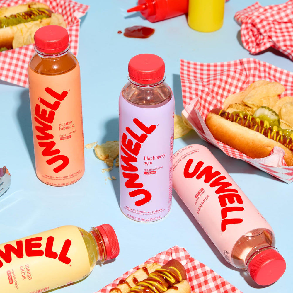 Unwell Hydration natural flavors and color from plant sources.