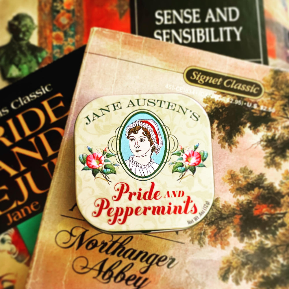 UPG Sugar-free Pride and Peppermints label close-up emphasizes dietary notes.