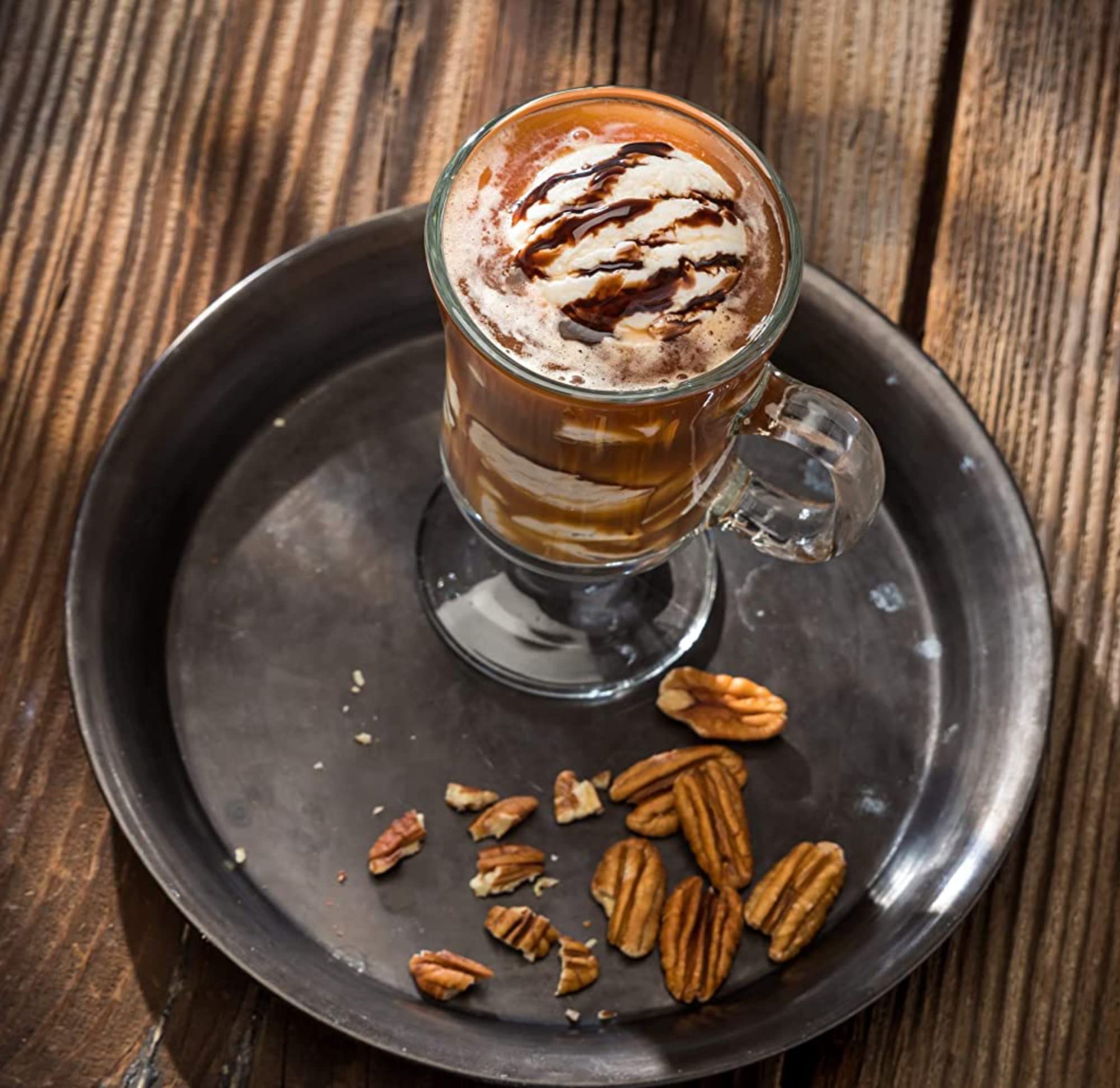 Upouria Butter Pecan Syrup enhances desserts with cozy depth