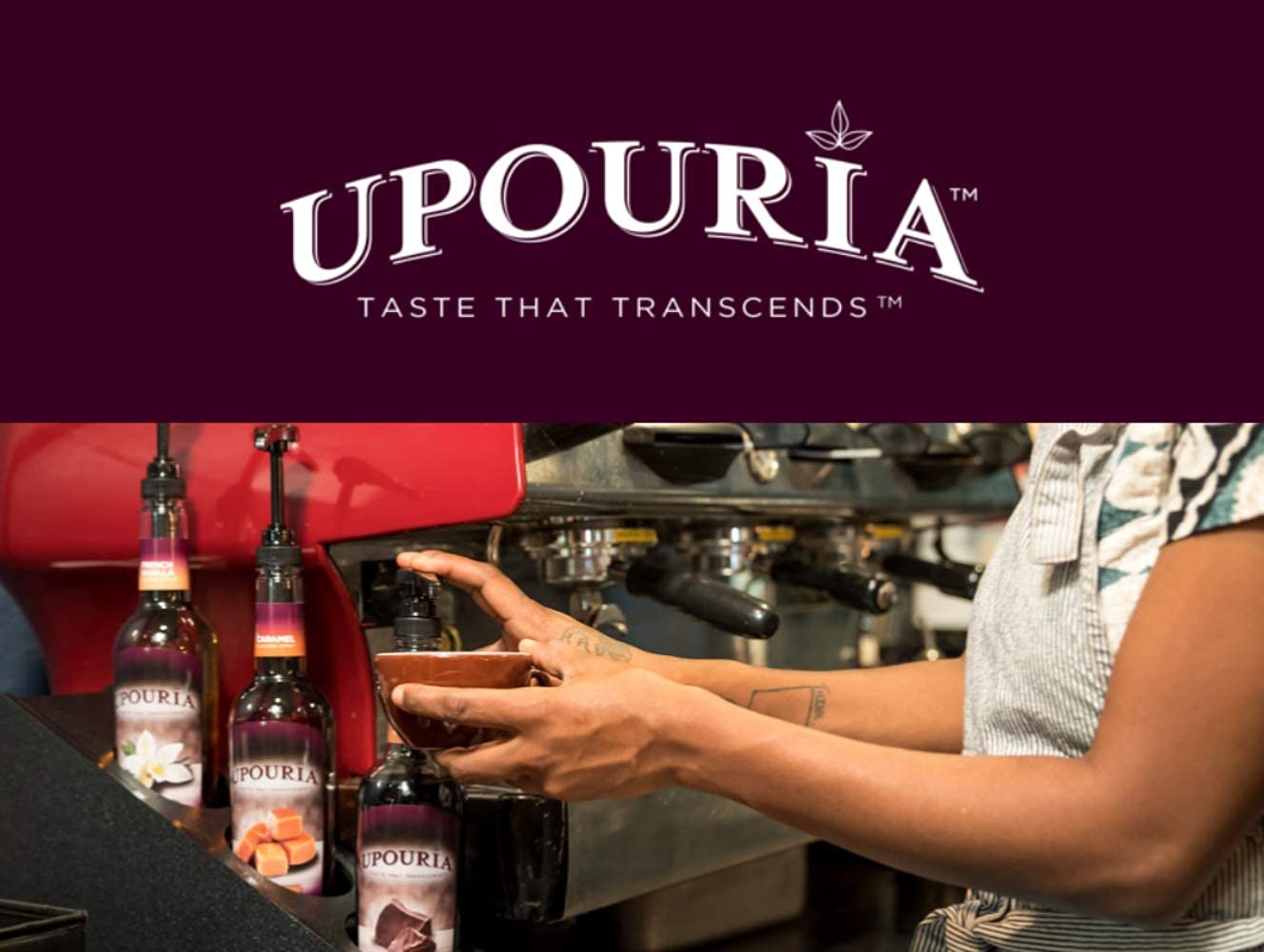 Upouria Butter Pecan Syrup perfect for sauces and baked goods