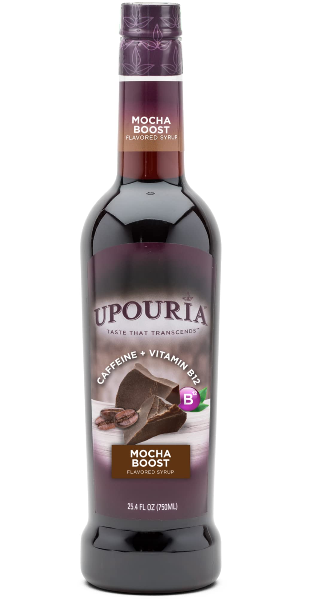 UPOURIA Mocha Boost pump dispensing 8 mL per pump for precise measurements