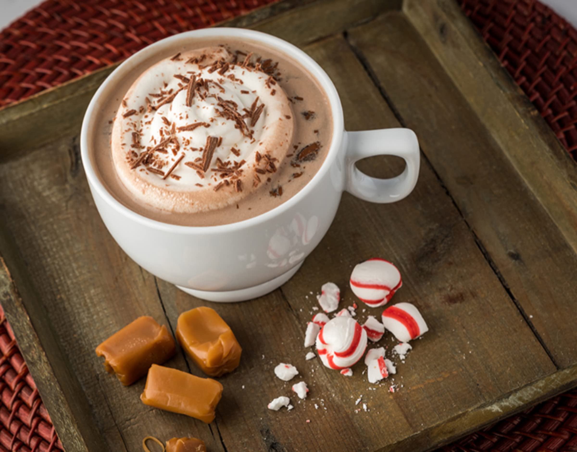 Upouria Peppermint Mocha in a cocktail for dessert-inspired flavor