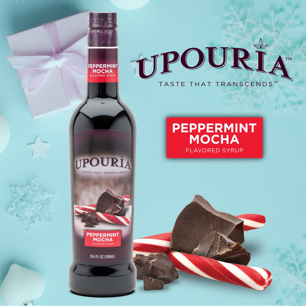 Upouria Peppermint Mocha on hot cocoa creates a creamy twist