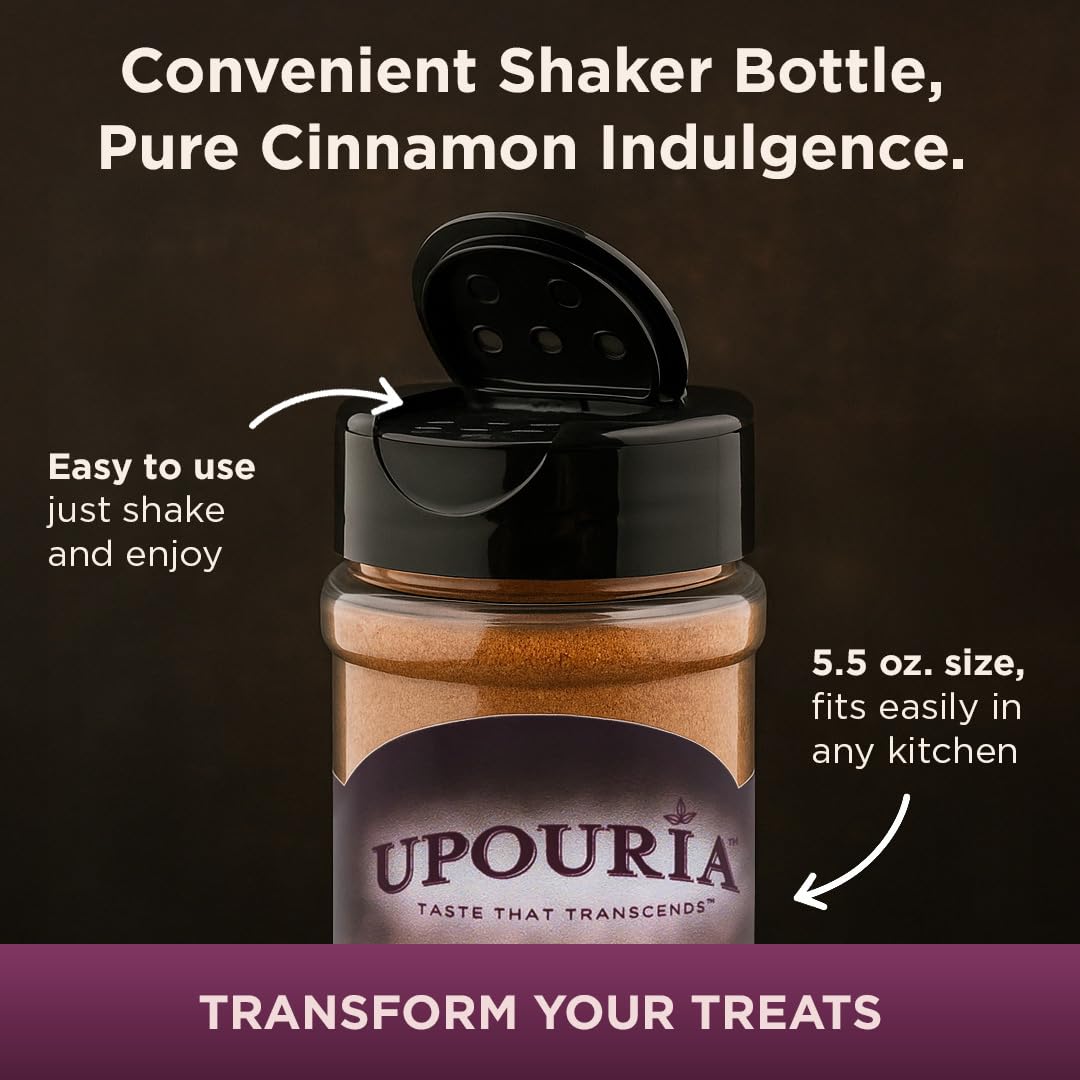 Hot chocolate topped with Upouria cinnamon brown sugar for cozy favorite