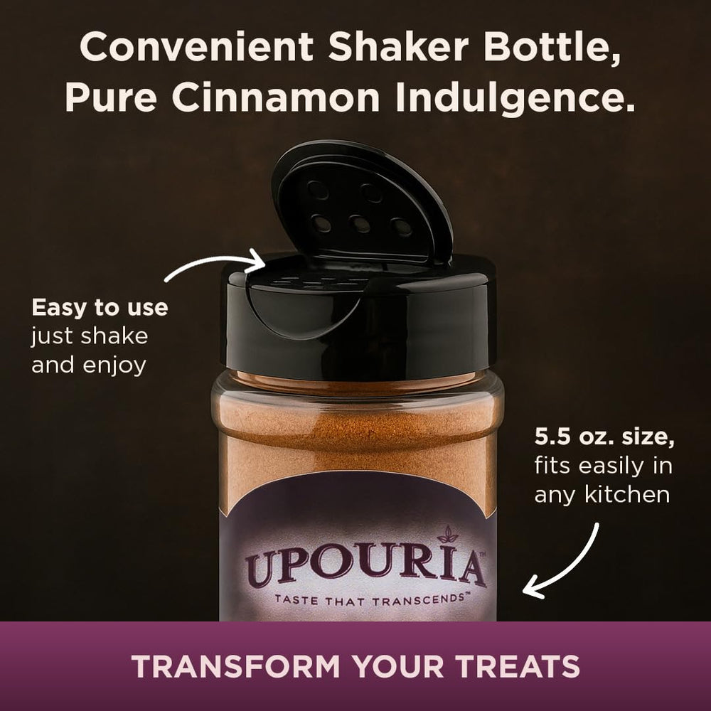 Hot chocolate topped with Upouria cinnamon brown sugar for cozy favorite