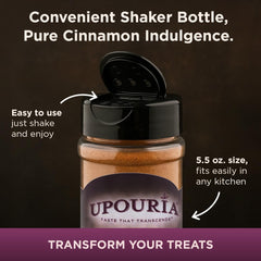Hot chocolate topped with Upouria cinnamon brown sugar for cozy favorite