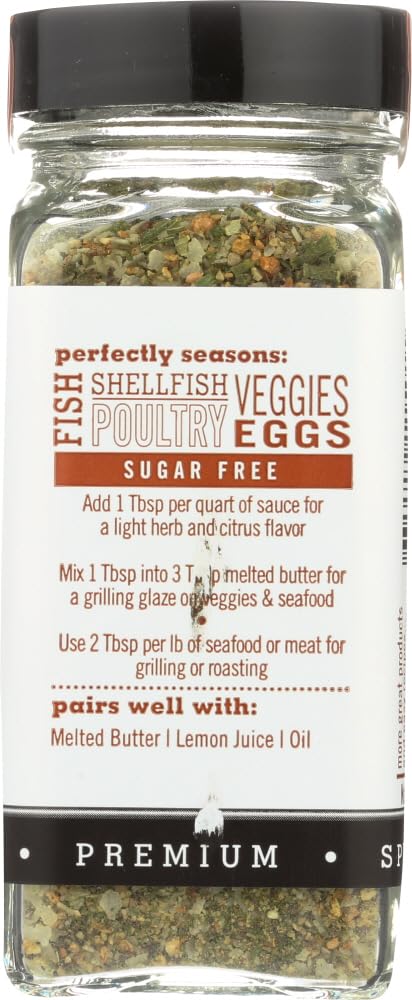 Urban Accents Fisherman Favorite spice blend packaging, compact 3-ounce jar.