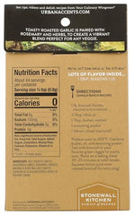Three Urban Accents seasoning packets for one pound veggie portions