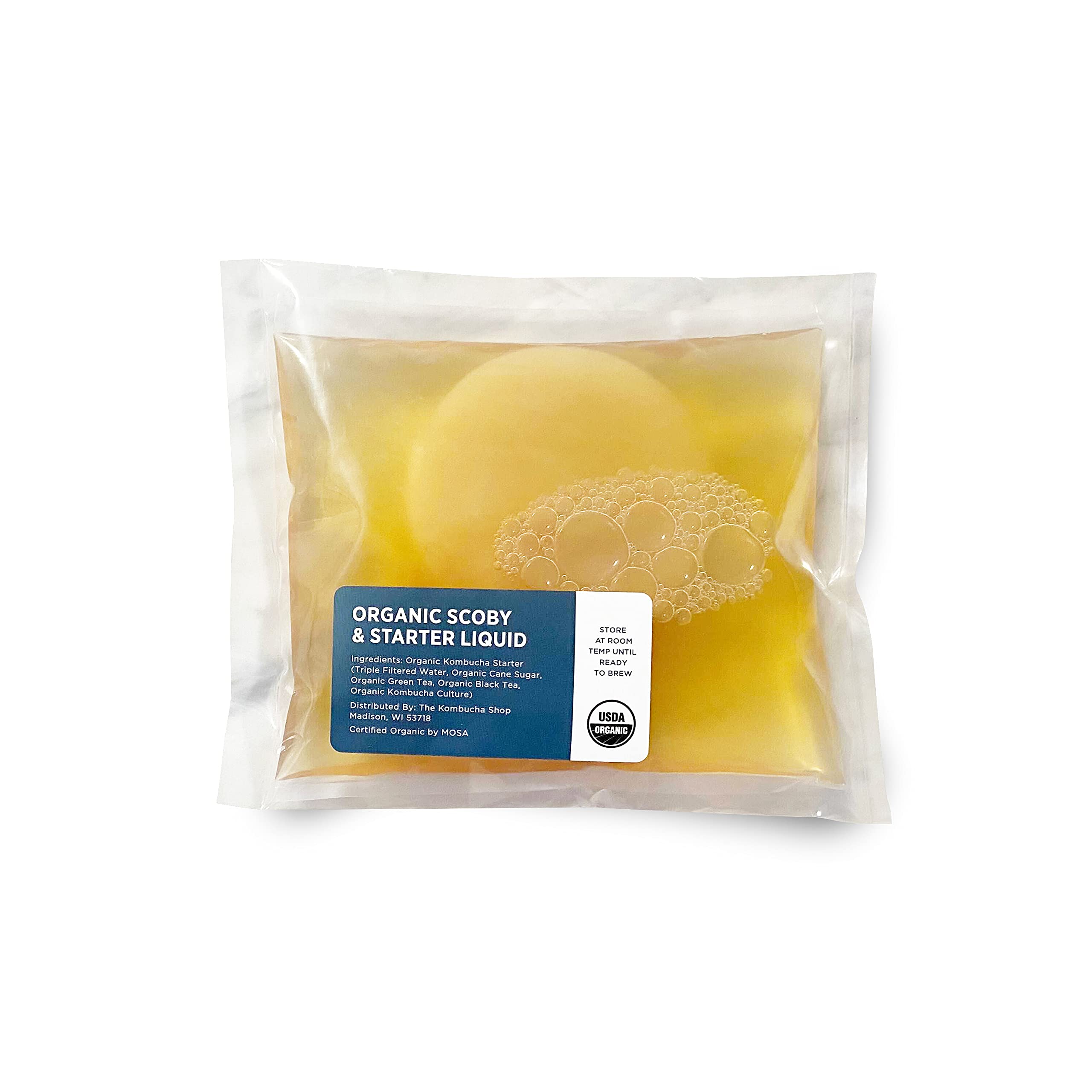 Urban Kitchen Organic SCOBY starter pouch for at-home kombucha brewing