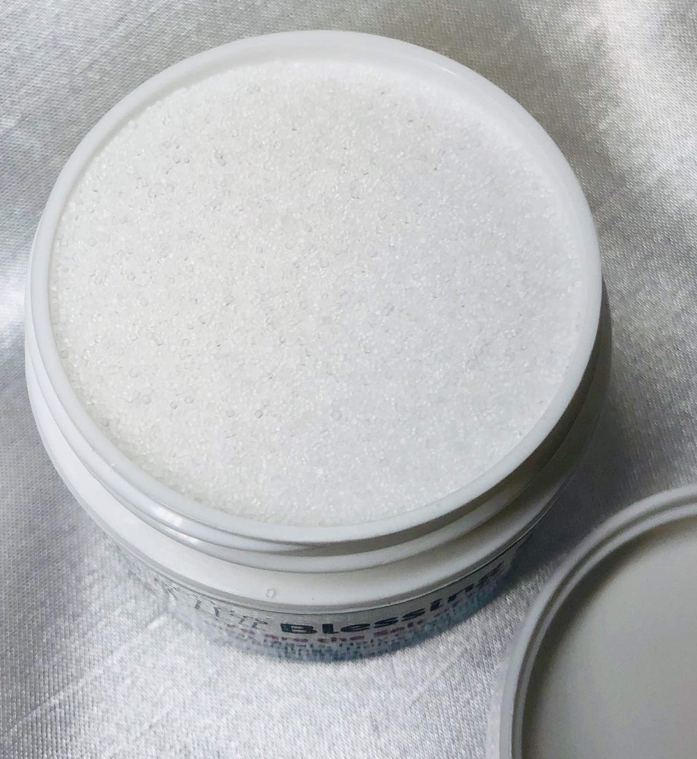 Urban ReLeaf Blessing Salt jar label highlights blessed salt for home rituals.