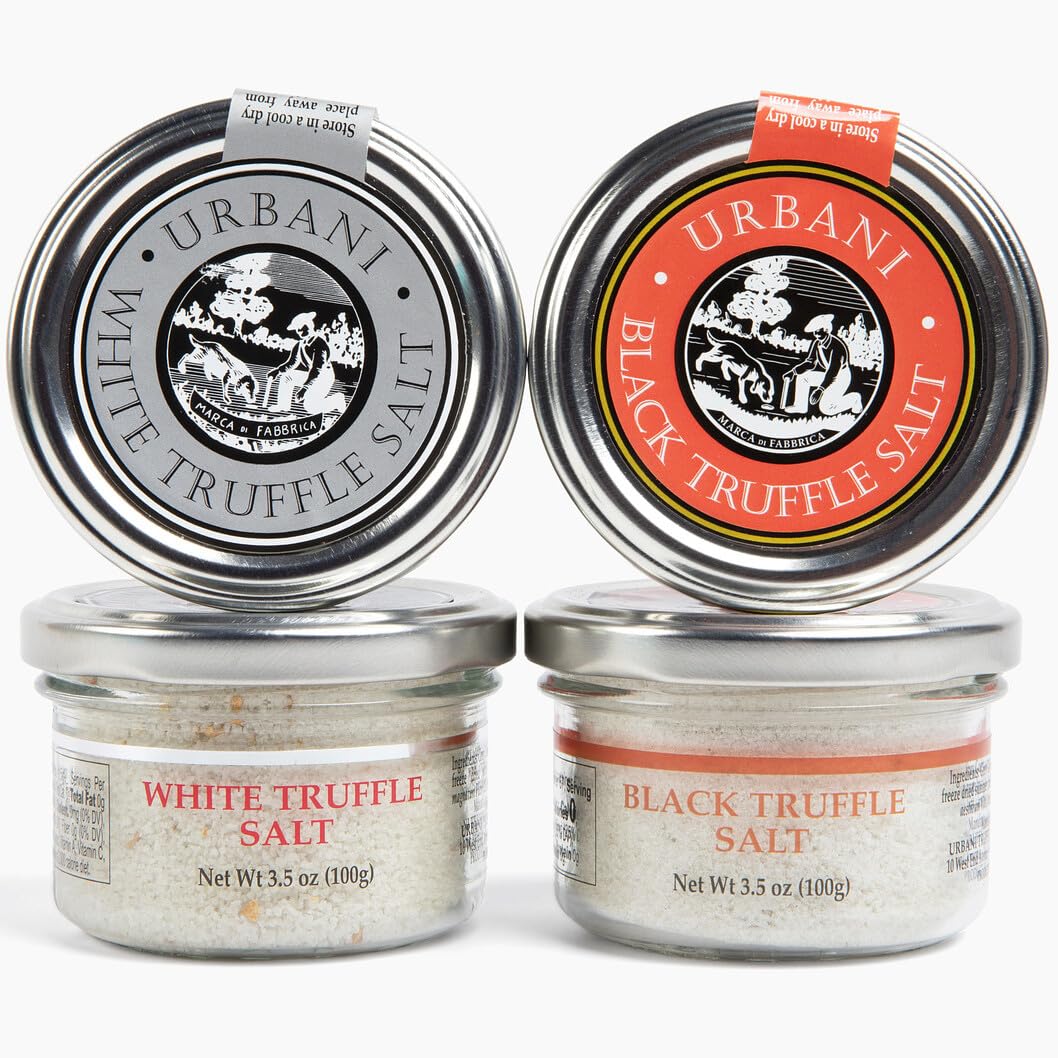 Urbani truffle salt gift pack, ideal gourmet present for food lovers.