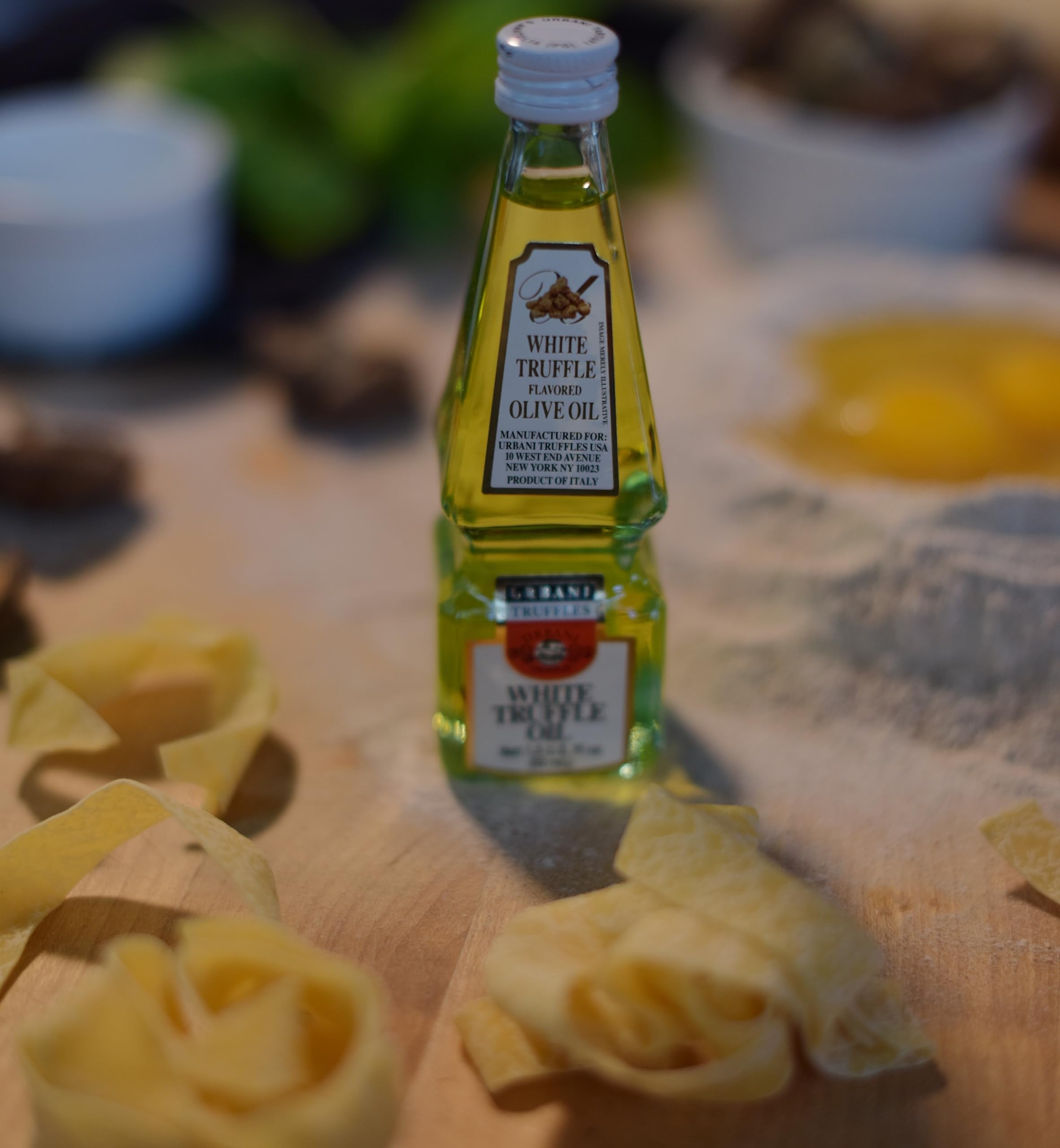 Urbani White Truffle Oil finish adds a versatile finishing touch