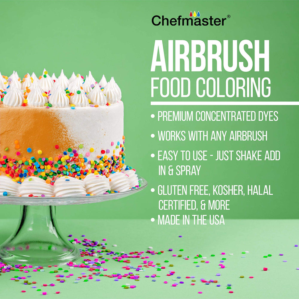 US Cake Supply airbrush color set intermixable colors offer endless shade options