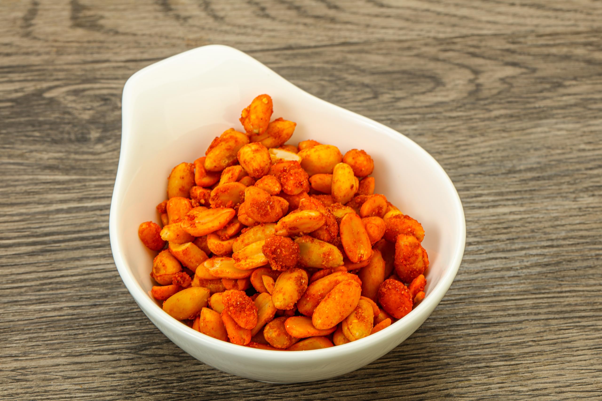 US Snacks Chili Lemon Roasted Peanuts lemon zest detail for refreshing tang