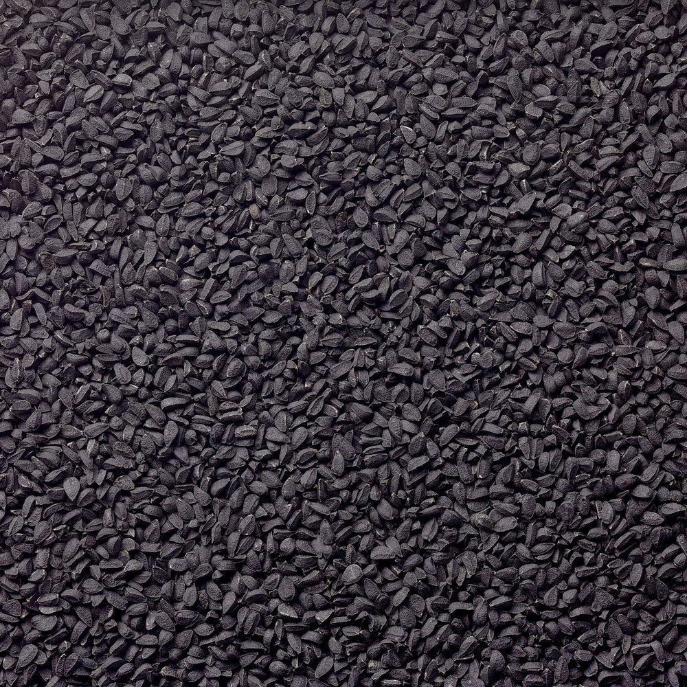Spice-ready black cumin seeds offering ideas for soups, stews, and rubs.