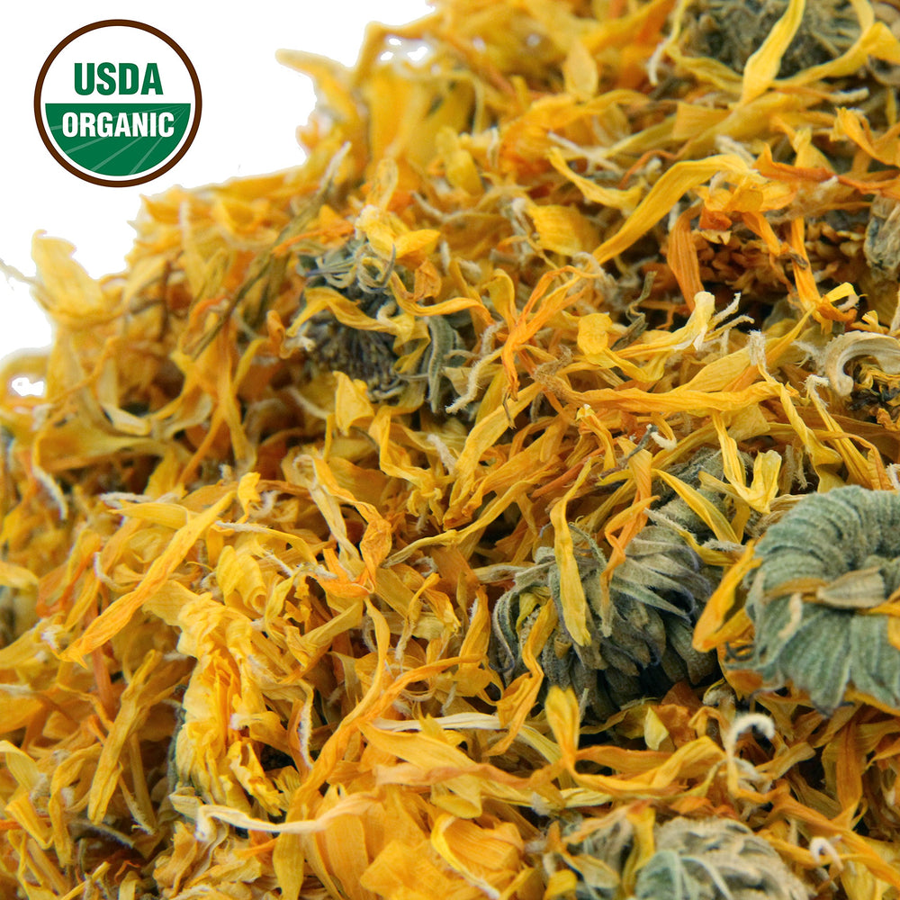US Wellness Naturals Calendula Tea caffeine-free brew for relaxing evenings.