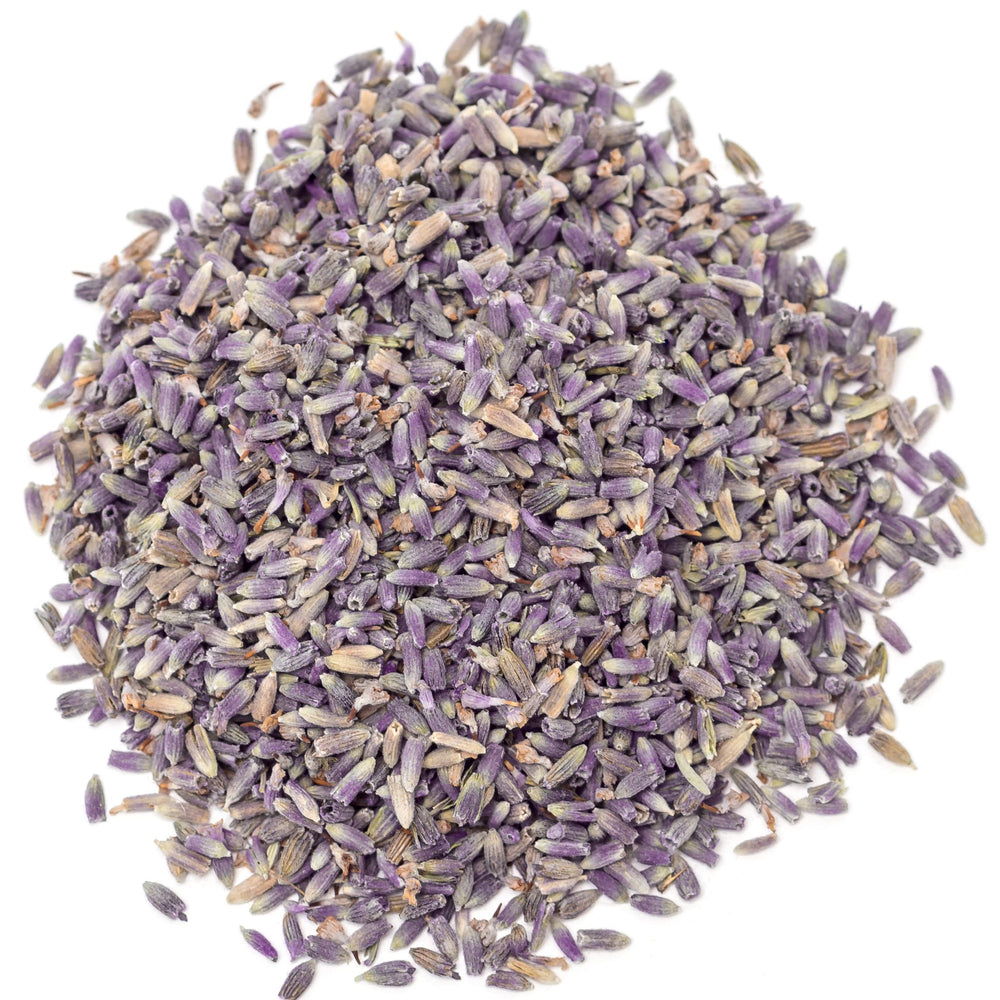 US Wellness Naturals dried lavender flowers close-up for tea and culinary use.