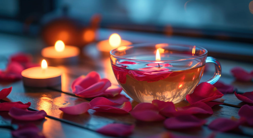 Close-up of U.S. Wellness Naturals rose petals, showcasing natural color and aroma.