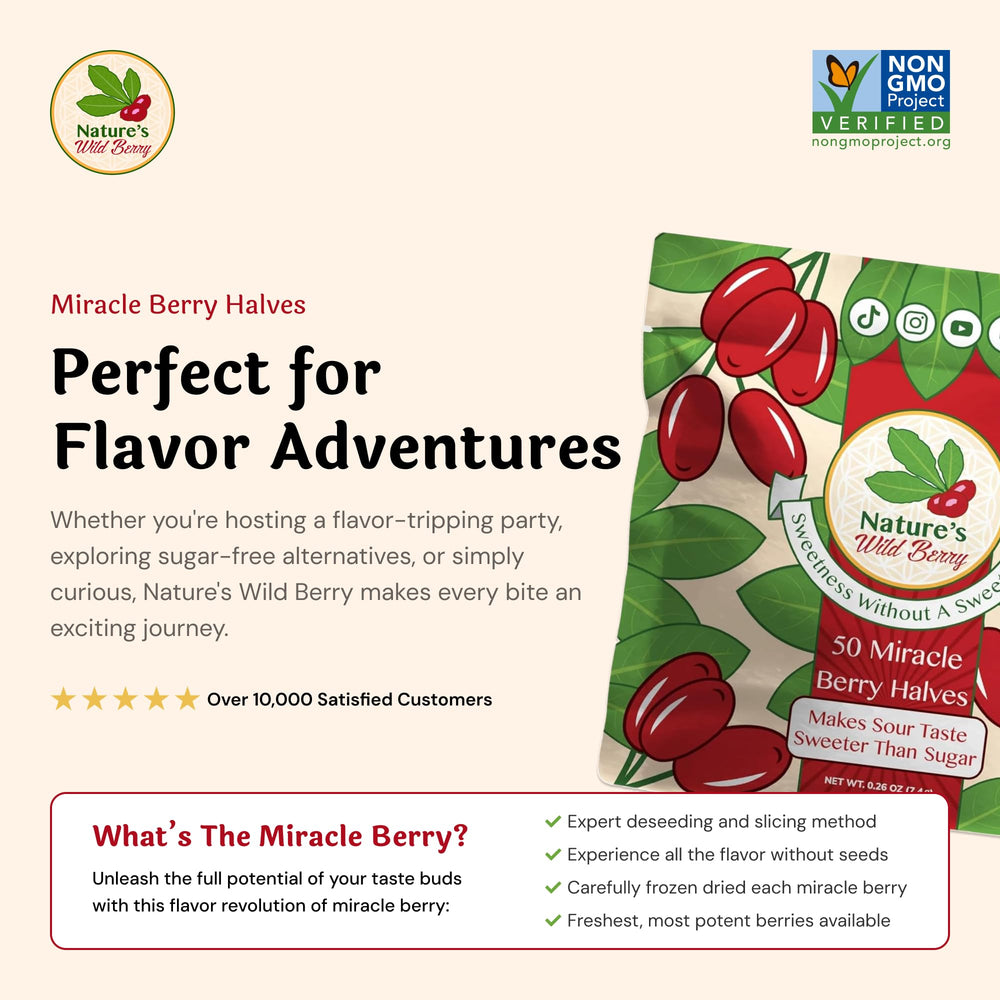 USA freeze-drying process preserves flavor potency in Nature's Wild Berry berries
