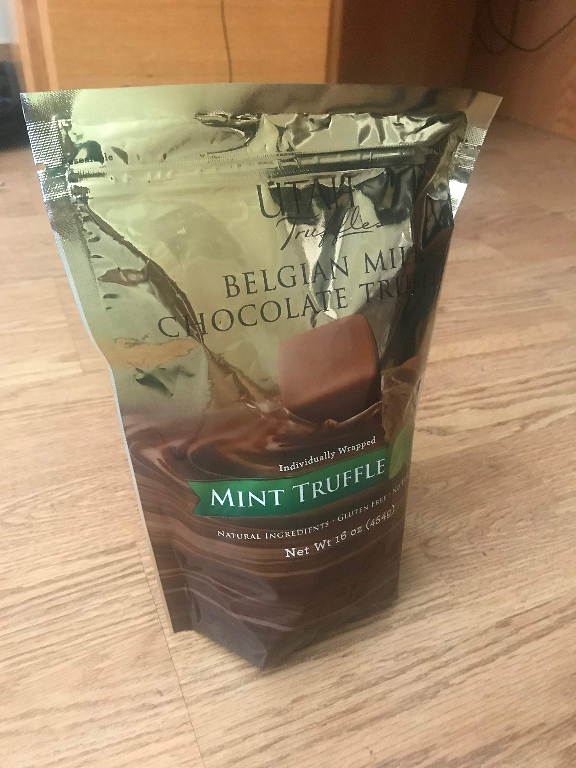 Utah Truffles Mint Truffles packaging ready for gifting or party favors