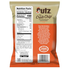 Utz Crab Chips displayed in a vending machine section for easy restocking.
