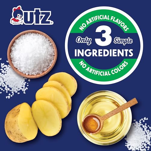 Utz Original chips displayed on vending shelf for easy restock