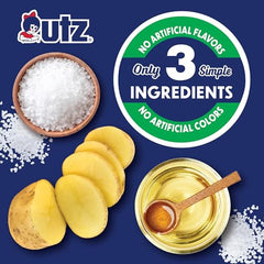 Utz Original chips displayed on vending shelf for easy restock