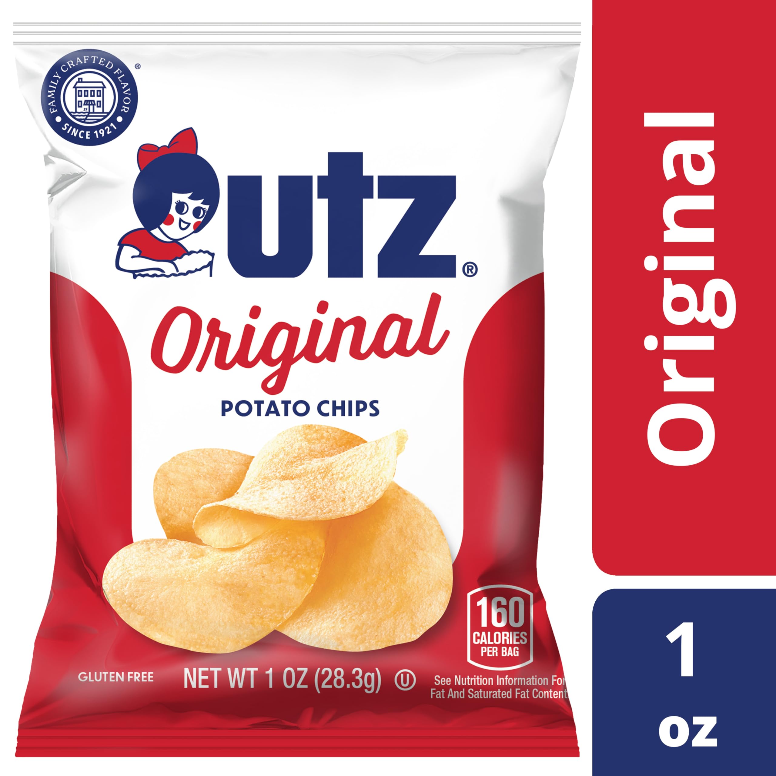 Utz Original bag on-the-go snack great for travel and picnics