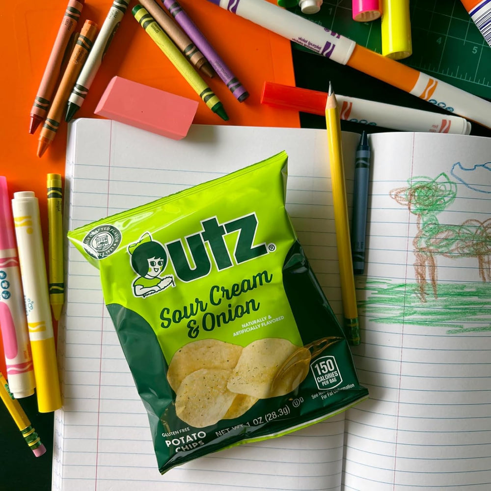Utz Party Mix close-up, savory mixed-snack option
