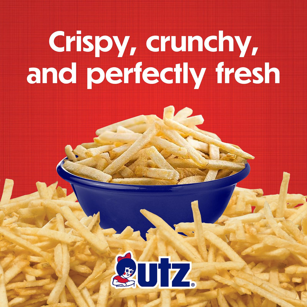 Utz Potato Stix Original with dips for a snack idea.