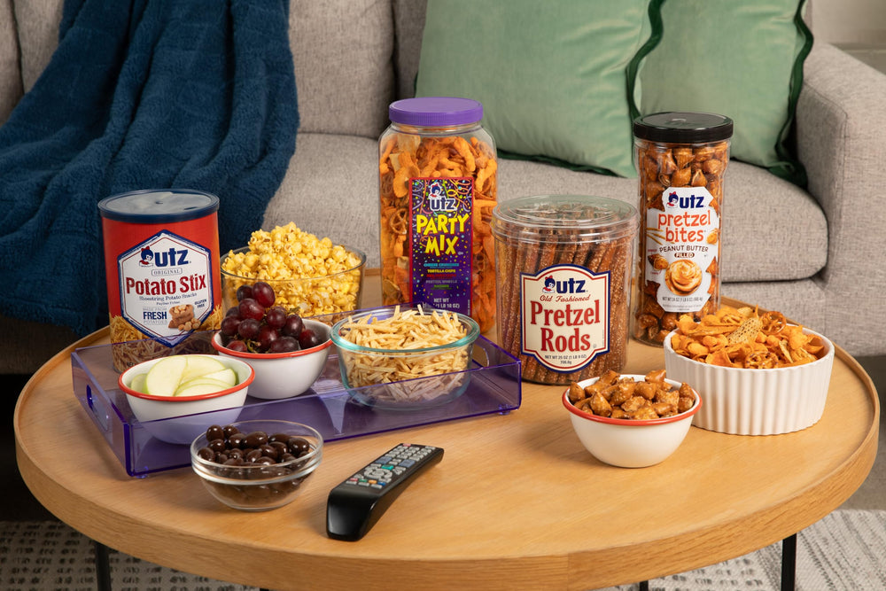 Utz Potato Stix Original lunchbox-friendly snack ready to go.
