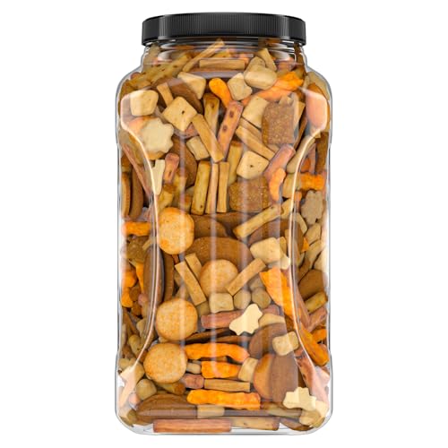 Utz Pub Mix oriental rice crackers closeup showcasing savory bite perfect with beverages