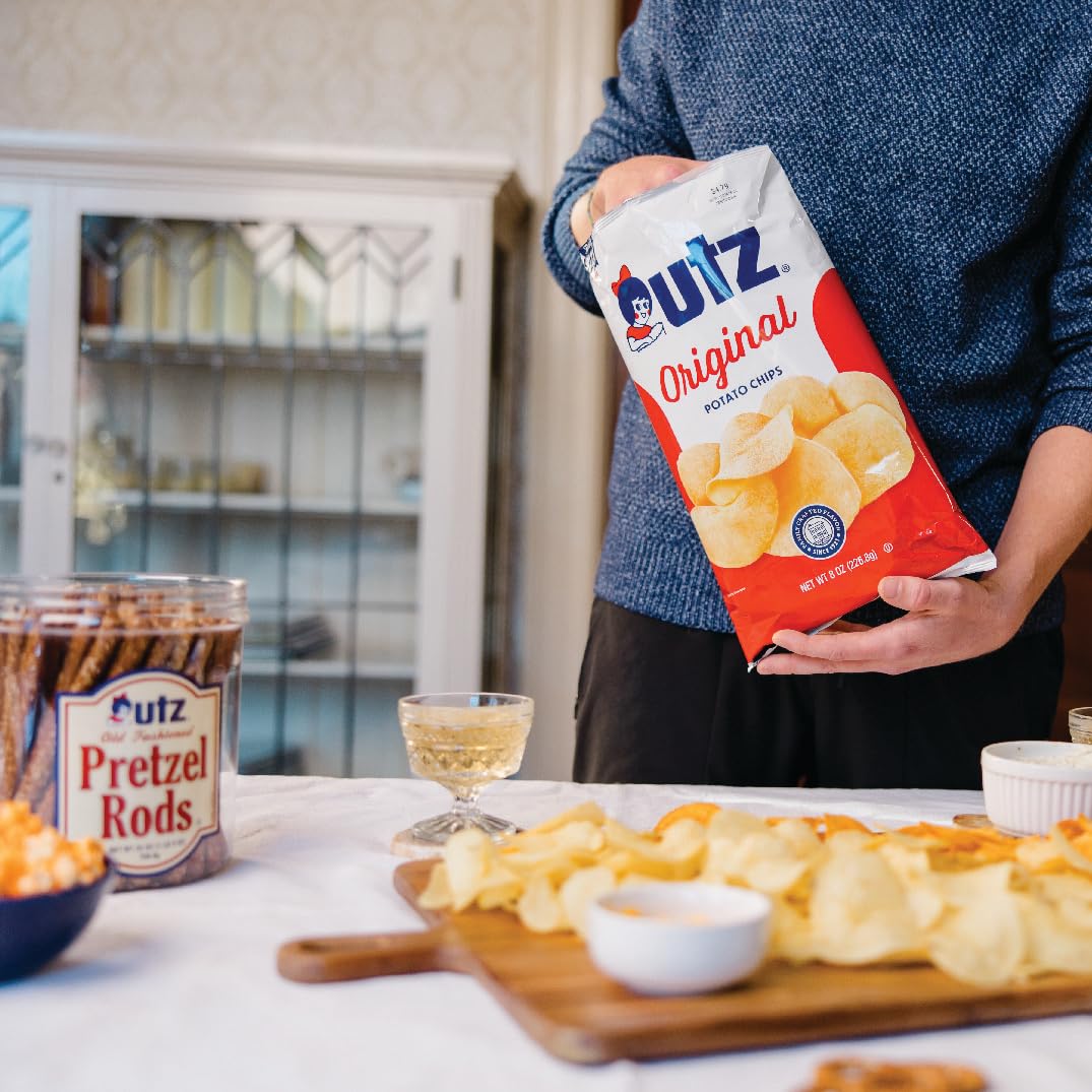 Utz Sour Cream & Onion Chips bag with tangy bite.
