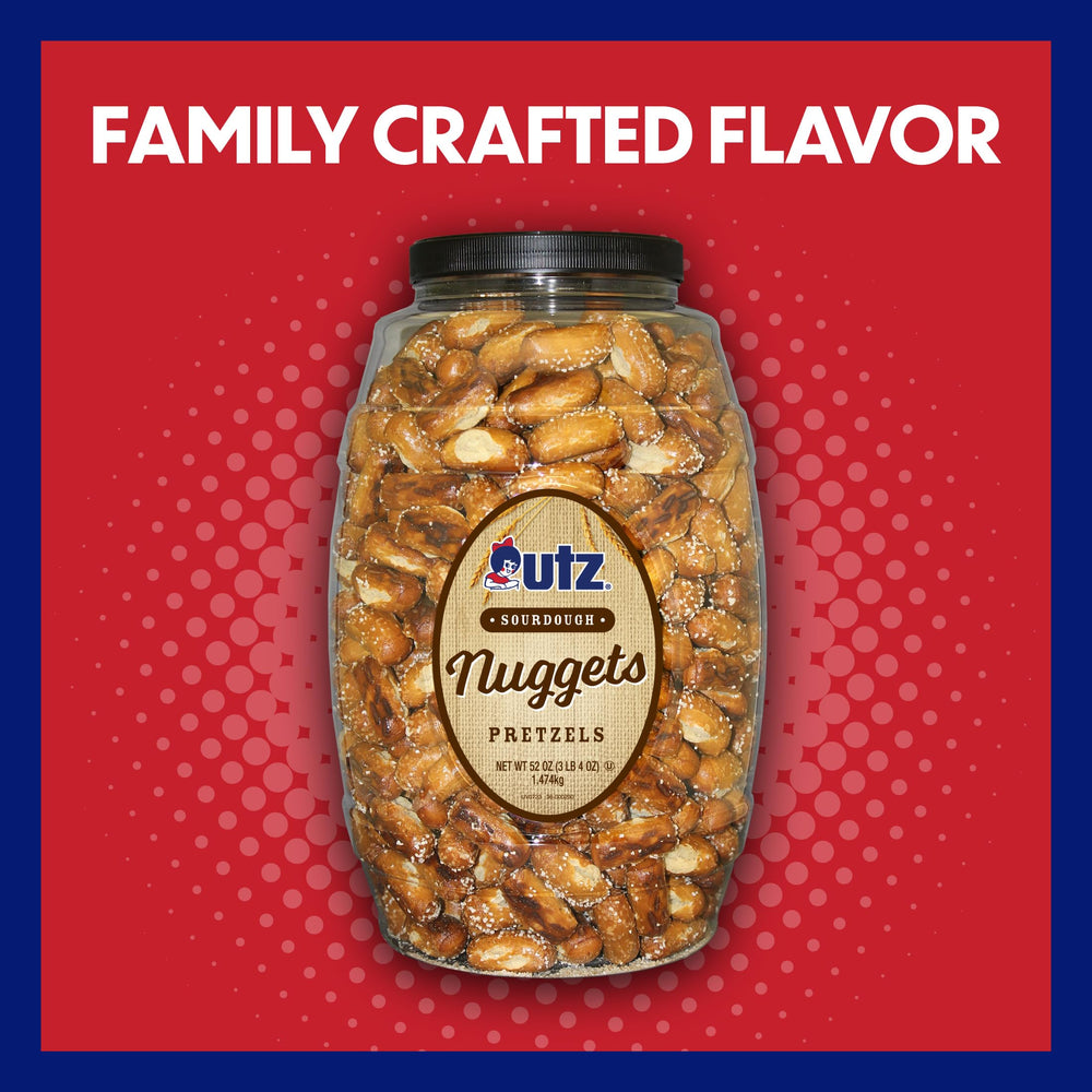 Utz Sourdough Nuggets party-friendly snack for gatherings.