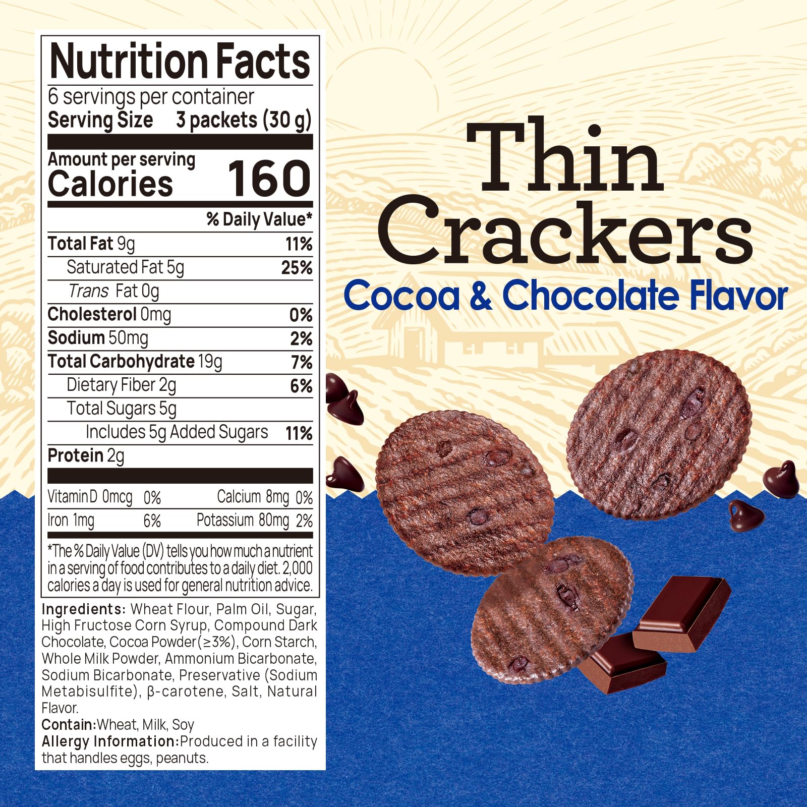 V-LOONG Real melted chocolate chips baked in — rich, visible pockets
