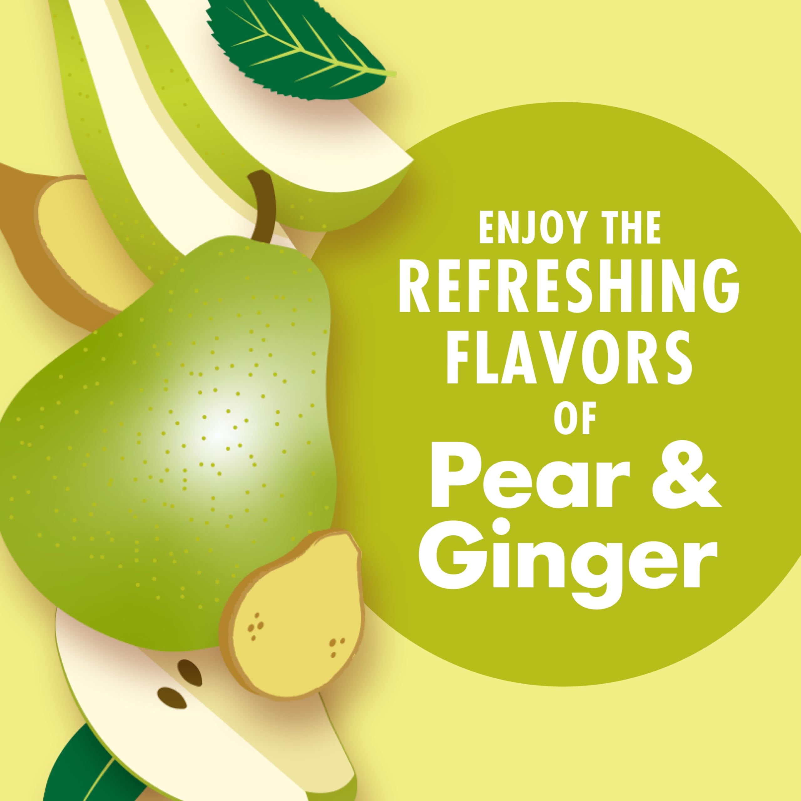 Six pack of V8 Energy Pear Ginger for convenient everyday energy