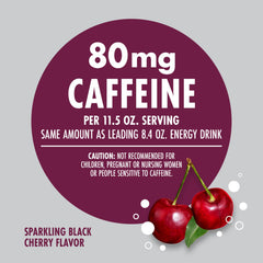 V8 +ENERGY serving label shows one combined serving of fruits and vegetables.
