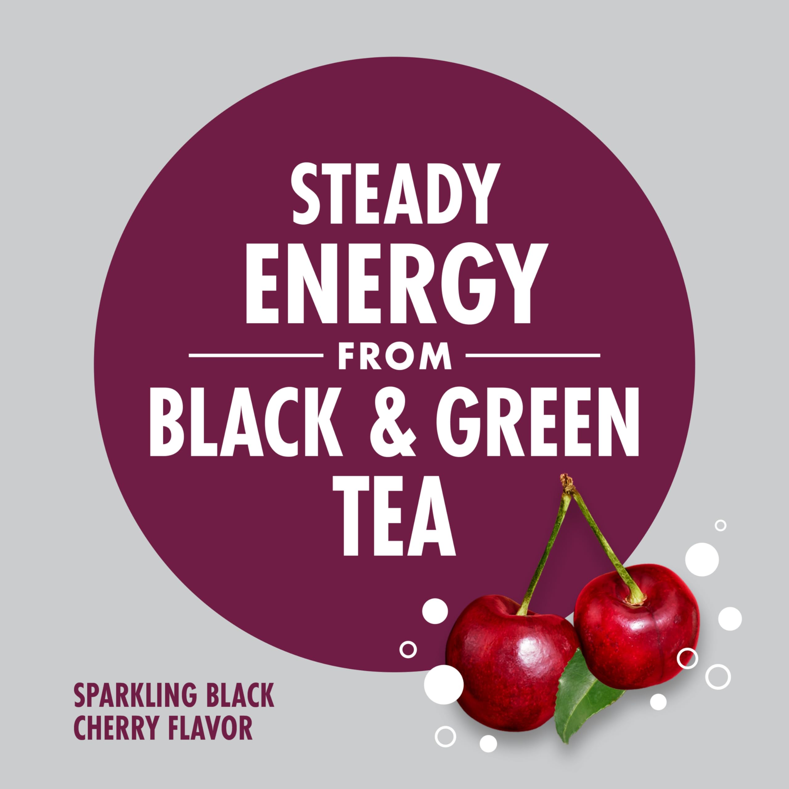 12-pack carton on shelf, convenient plant-powered energy option.