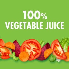 V8 Original glass serve over ice for a refreshing veggie drink