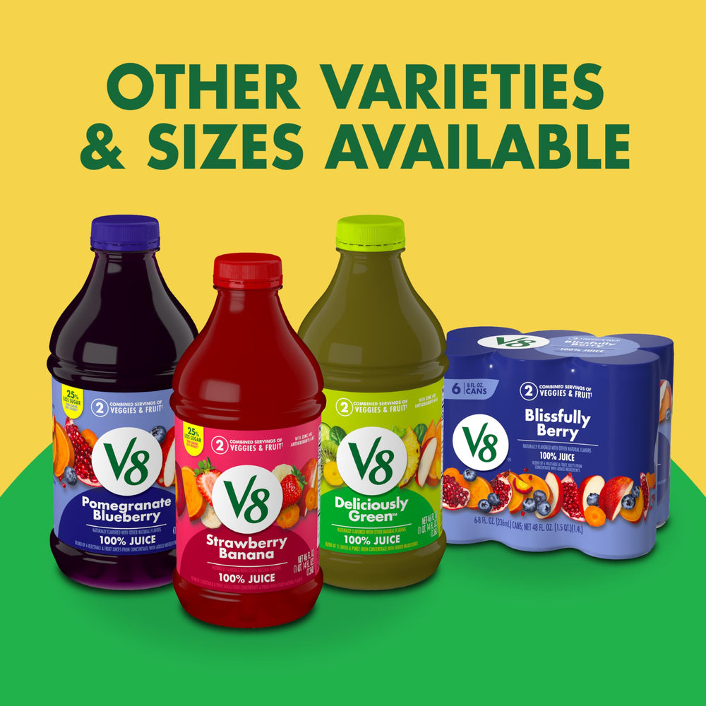 V8 Pineapple Jalapeño nutrition label indicates gluten-free and no added sugar