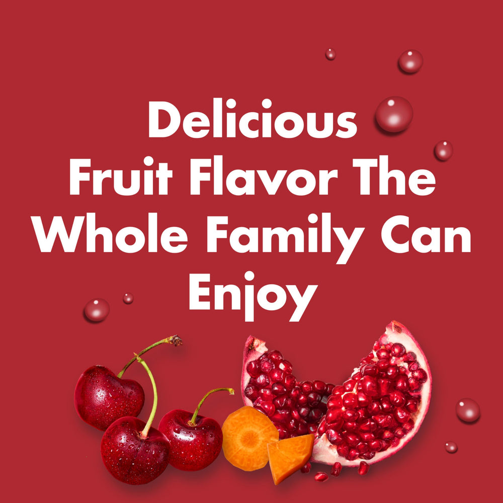 V8 Splash carrot-pomegranate ingredients hint at antioxidants and fruity notes